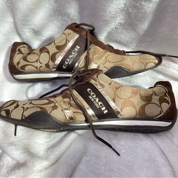 COACH Remonna monogram C Canvas Sneaker - Picture 3 of 7